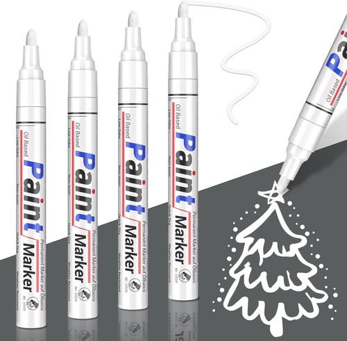 White paint marker pen - marker, –